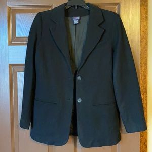 Black wool blazer size 6
